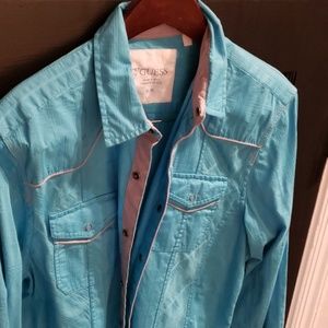 Mens Guess western shirt